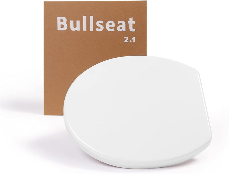 Bullseat® 2.1 WC Sitz weiss O-Form • Absenkautomatik/Softclose • abnehmbar • easyclean • Toilettende