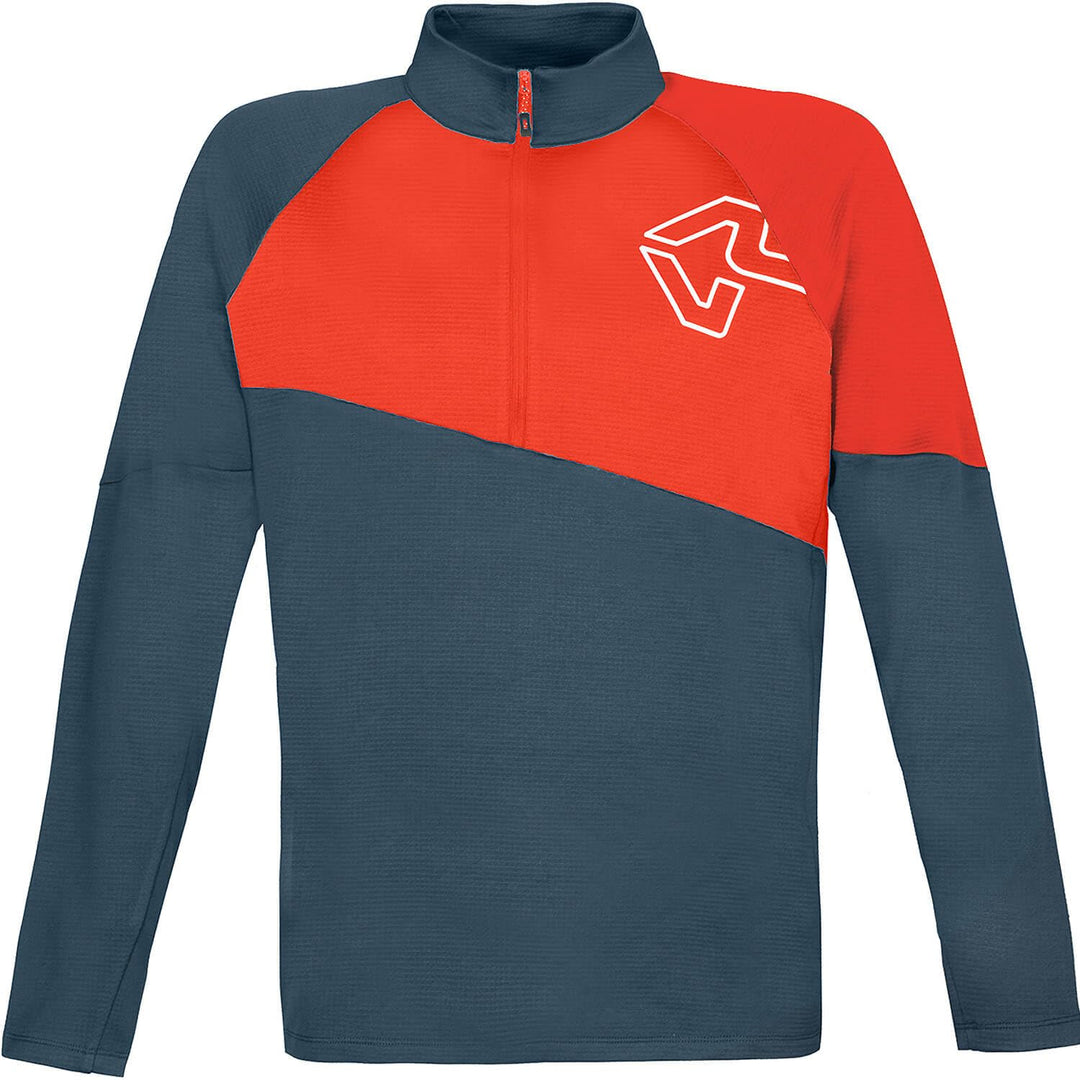 Rock Experience Herren Urus Sweatshirt S 1556 Reflecting Pond+0740 Cherry Tomato, S 1556 Reflecting