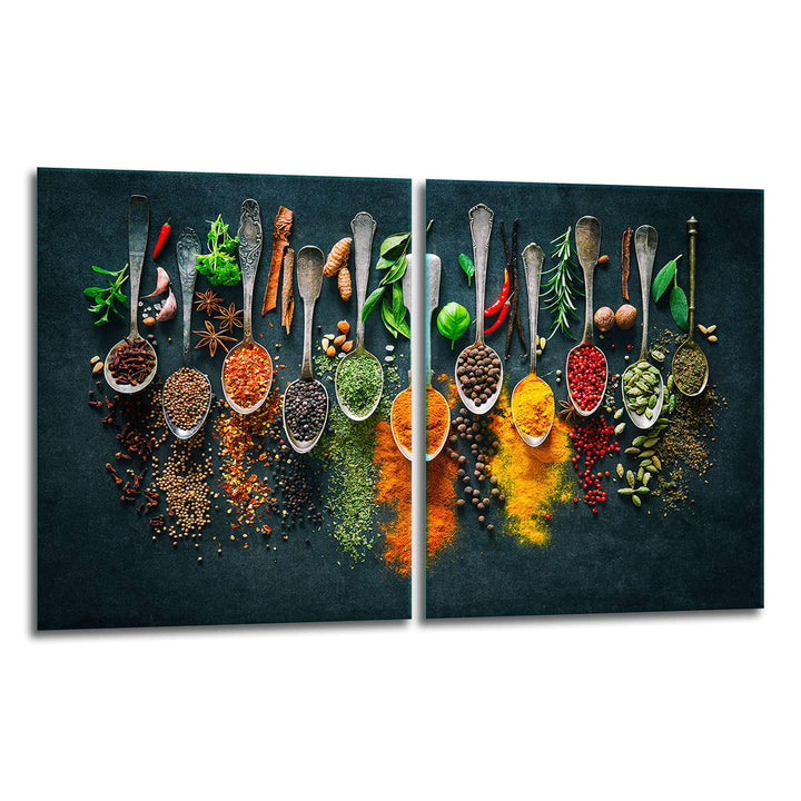 TMK | Herdabdeckplatten Set 2x40x52 cm Ceranfeld Abdeckung Glas Spritzschutz Abdeckplatte Glasplatte
