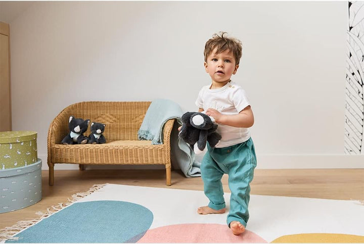 KALOO - Les Amis - Erstes Plüschtier Chamallow die Katze - 18 cm - superweiches Material - Geschenkb