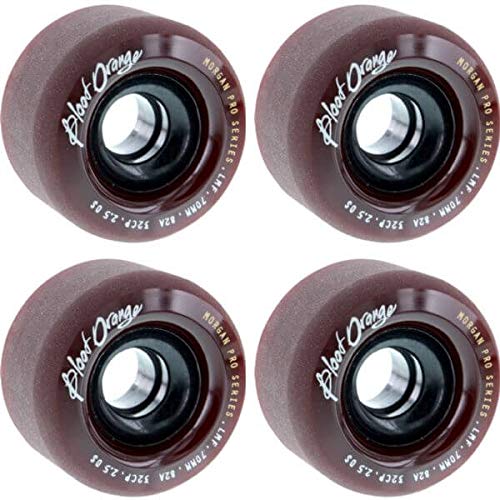 Blood Orange Liam Morgan Pro Series Midnight Maroon Longboard-Räder, 70 mm, 82a, 4 Stück