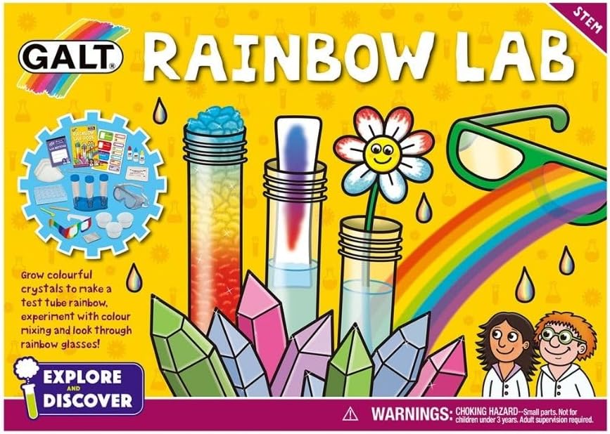 Galt Toys, Rainbow Lab, Science Kit for Kids, Ages 5 Years Plus