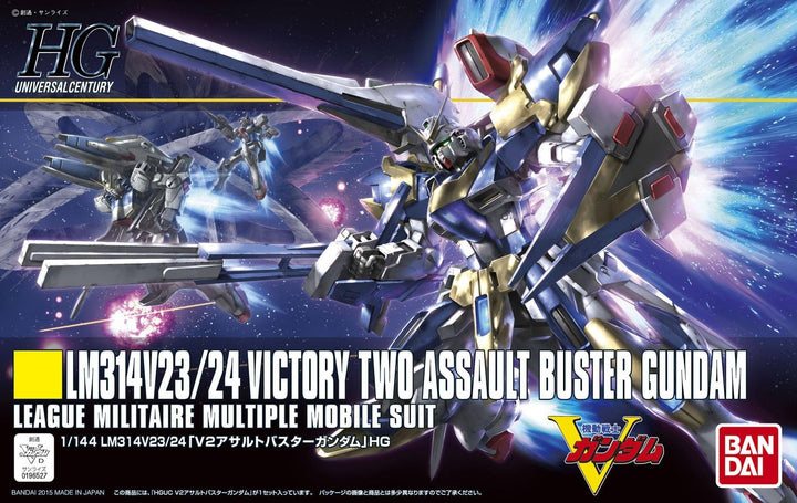 Bandai Hobby HGUC 1/144 V2 Assault Buster Gundam Victory Gundam Model Kit