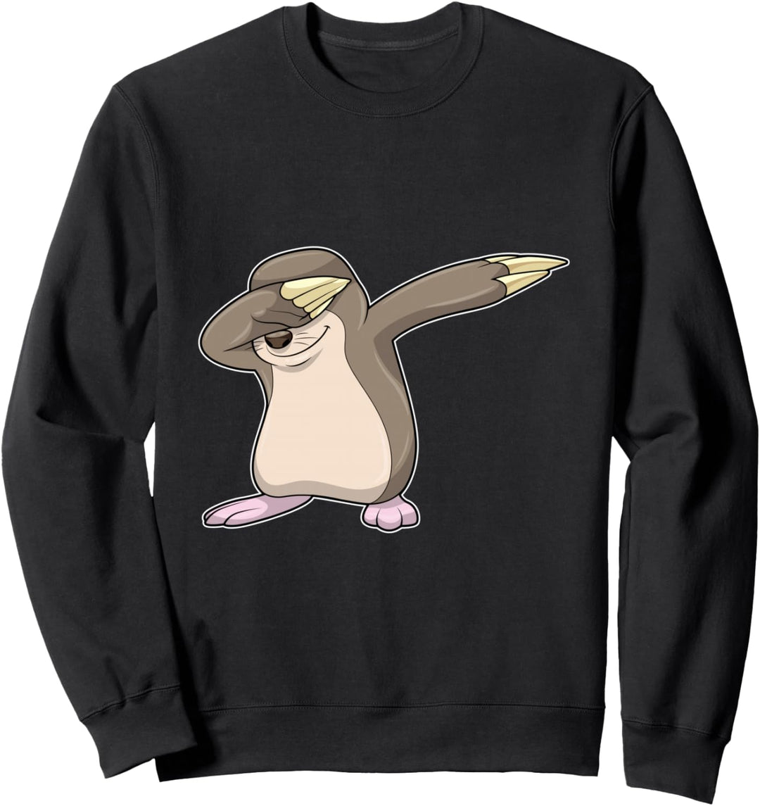 Maulwurf Hip Hop Tanz Dab Sweatshirt