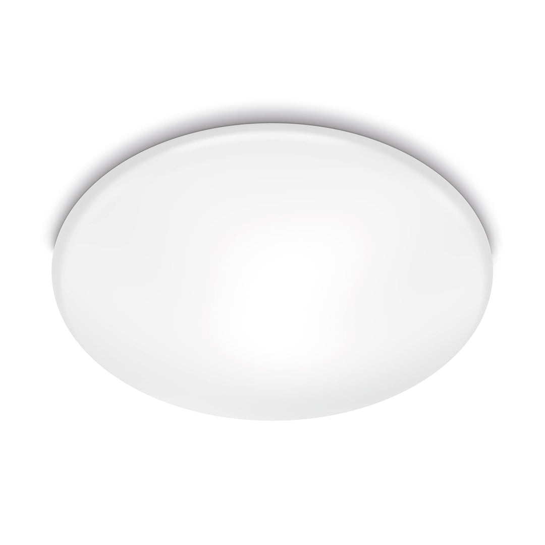 Philips LED Shan Deckenleuchte mit integriertem Bewegungssensor, 12W, Weiss warmweisses Licht (2700K