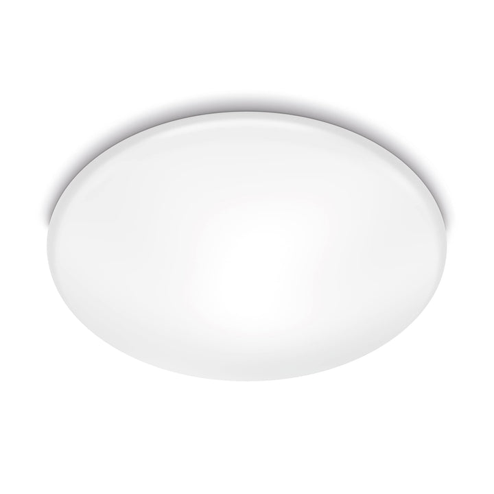 Philips LED Shan Deckenleuchte mit integriertem Bewegungssensor, 12W, Weiss warmweisses Licht (2700K