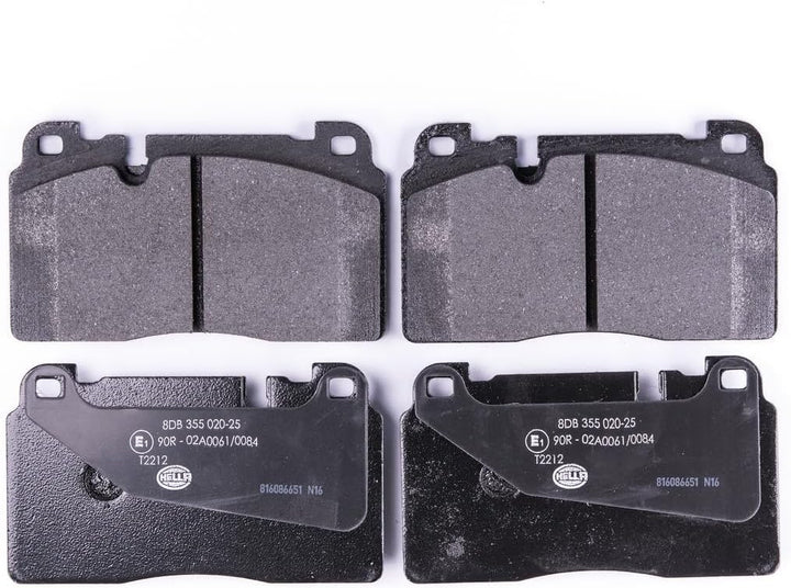 HELLA PAGID 8DB 355 020-251 Bremsbelagsatz - T2212 - Dicke/Stärke: 16.7mm - Bremssystem: Brembo - fü