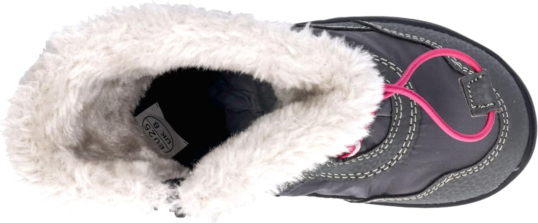 Lico Mädchen Cathrin Schneestiefel 25 EU Grau Pink, 25 EU Grau Pink