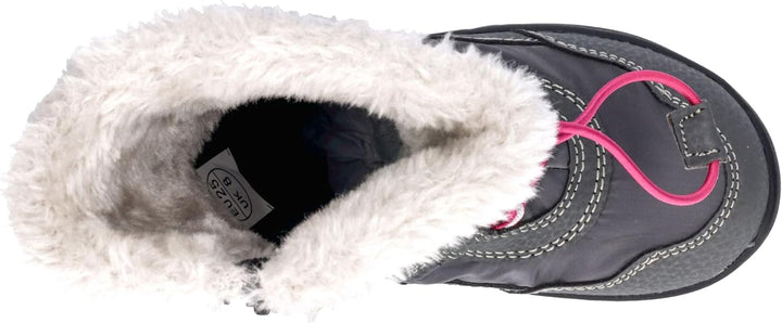 Lico Mädchen Cathrin Schneestiefel 25 EU Grau Pink, 25 EU Grau Pink
