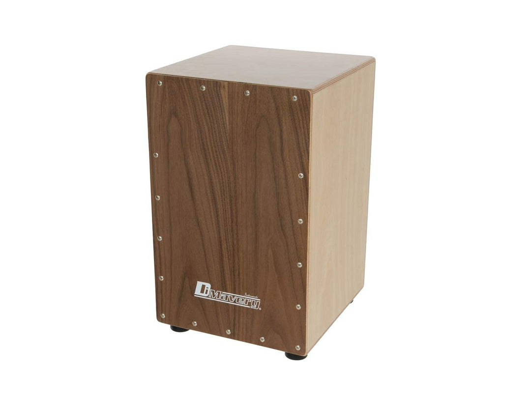 DIMAVERY CJ-500 Cajon, Walnuss, verstellbar | Mit verbessertem Snare-System | Inkl. gepolsterter Tas