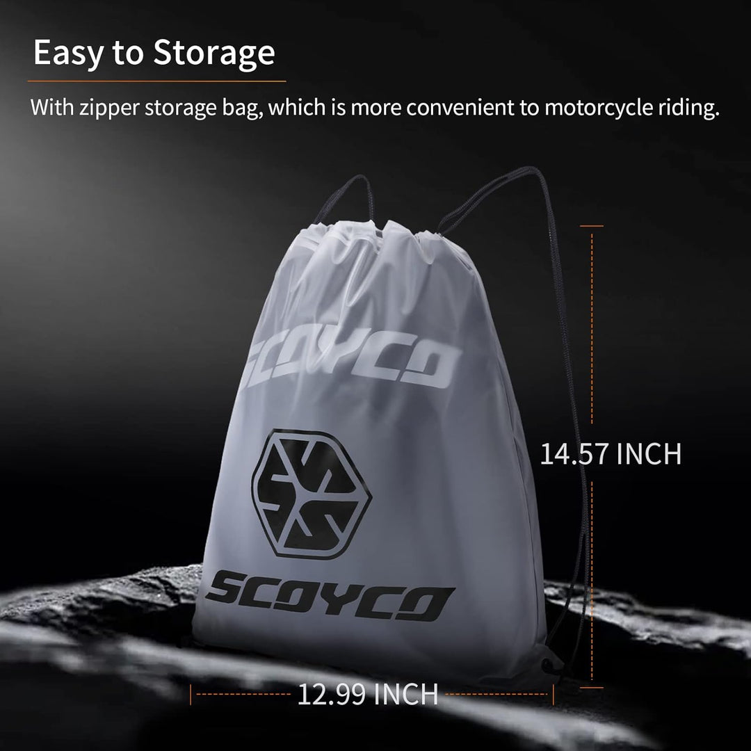 Scoyco Motorrad-Regen-Anzug Reflektierende Arbeits-Regen-Jacke und Hose Herren Damen Alle Sport Baue
