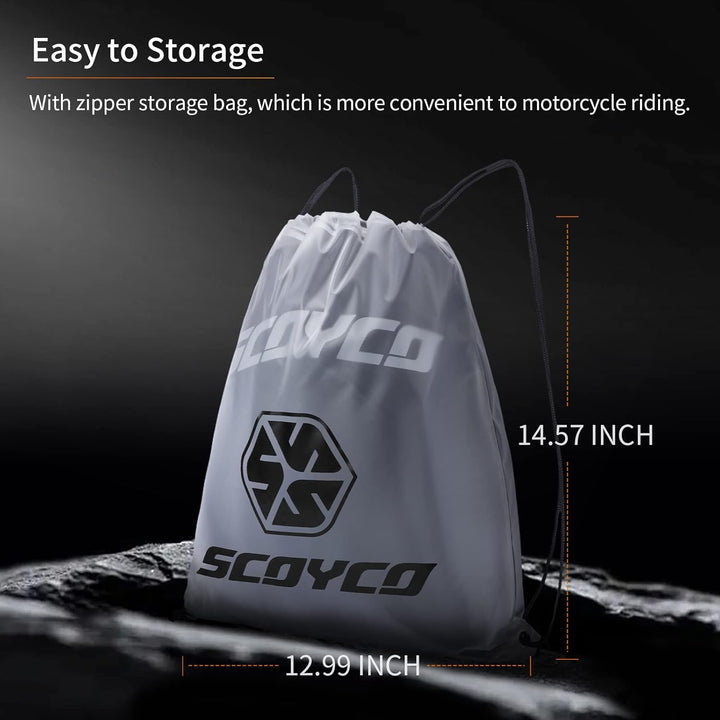 Scoyco Motorrad-Regen-Anzug Reflektierende Arbeits-Regen-Jacke und Hose Herren Damen Alle Sport Baue