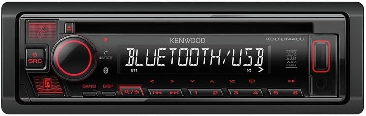 Kenwood KDC-BT440U CD-Autoradio mit Bluetooth Freisprecheinrichtung (Hochleistungstuner, Soundprozes