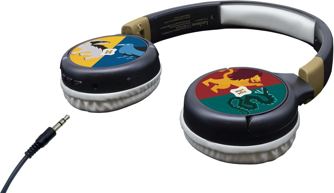 Lexibook - Warner Harry Potter - 2-in-1 Audio-Kopfhörer mit Bluetooth und Kabel, Stereo, drahtlos, v