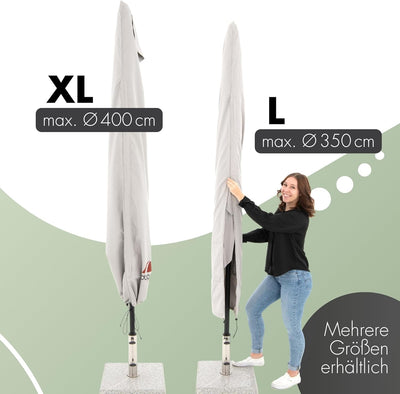 Doppler Gartenschirm Hülle Jack XL für Pendelschirm I Schutzhülle für Sonnenschirm mit max. Durchmes
