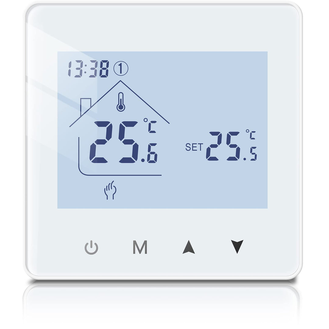 Beok Thermostat Heizung Digital, Programmierbarer Raumthermostat für Steuerung des Gaskessel und Was