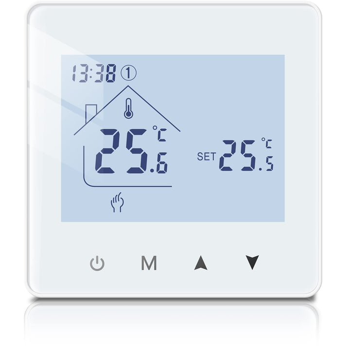 Beok Thermostat Heizung Digital, Programmierbarer Raumthermostat für Steuerung des Gaskessel und Was