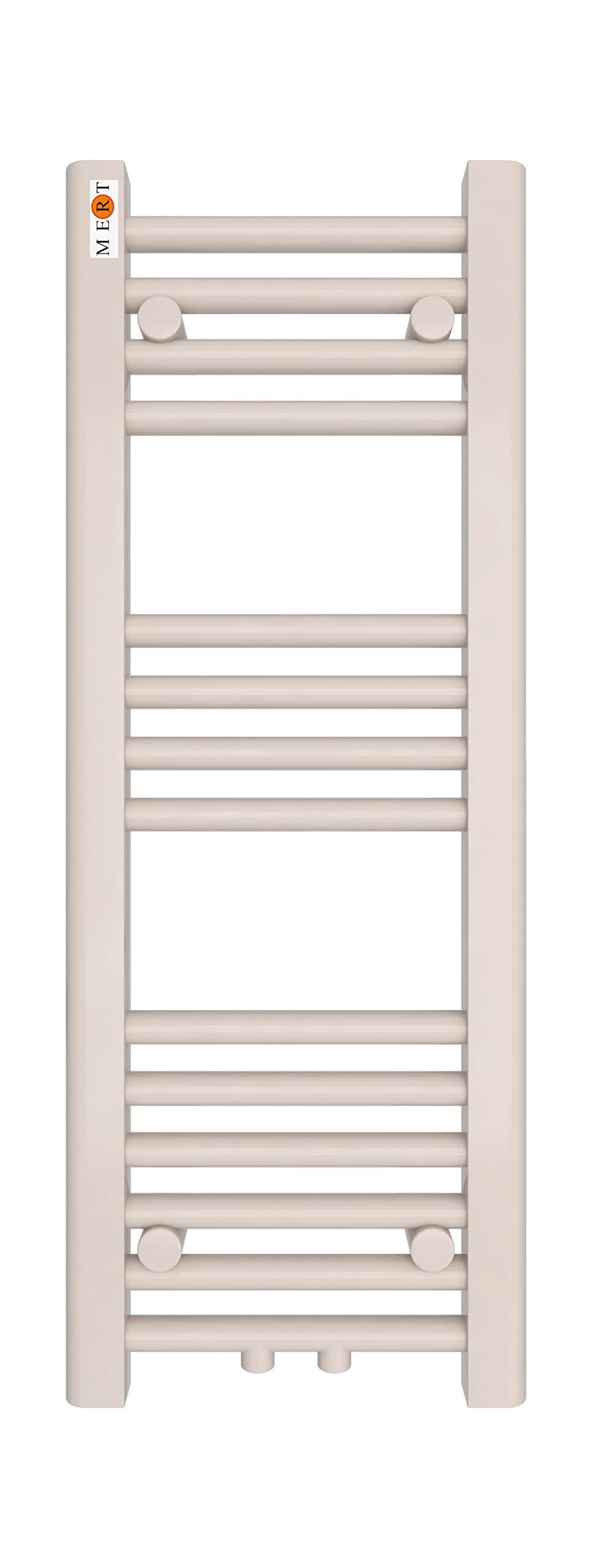 Badheizkörper Handtuchheizkörper mit Mittelanschluss weiss gerade 300x800 mm Stahl 30x80, Stahl 30x8