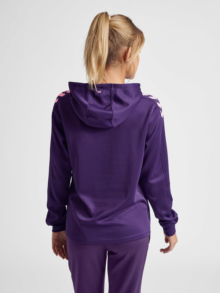 hummel Damen Hmlcore Xk Poly Sweat Hoodie Woman Sweatshirt, Acai
