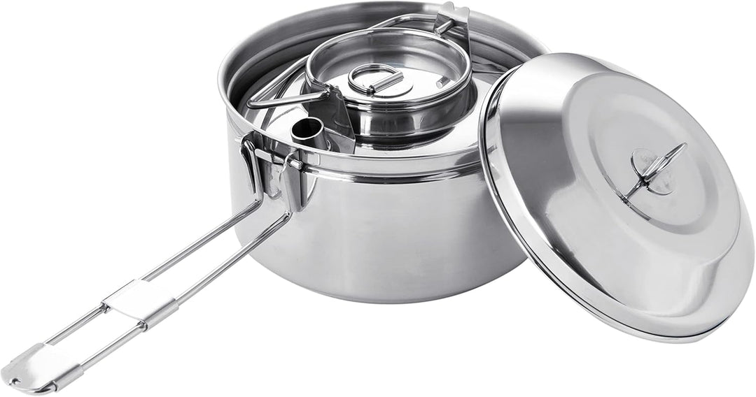 Fire-Maple Camping Kochgeschirr Set 1,0 l Wasserkocher + 1,0 l Topf, 1,0 l Wasserkocher + 1,0 l Topf
