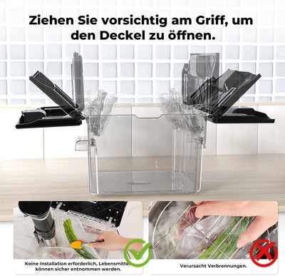 Sous Vide Behälter mit Deckel Sous Vide Container mit Rack 11L für Sous Vide Stick Garer Mehrere Mar
