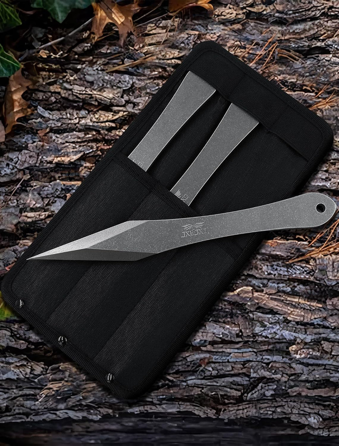 JXE JXO The Thunder: Wurf-Spikes, Dicke bis zu 0,7 cm, 25,9 cm, Edelstahl, kein Drehen, mit Nylon-Gü