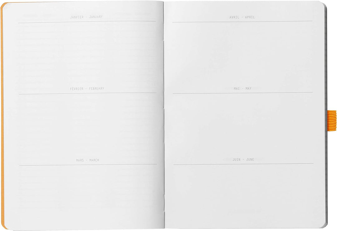 Rhodia 117576C Notizheft Goalbook (DIN A5, 14.8 x 21 cm, Dot, praktisch und trendige, mit weichem De