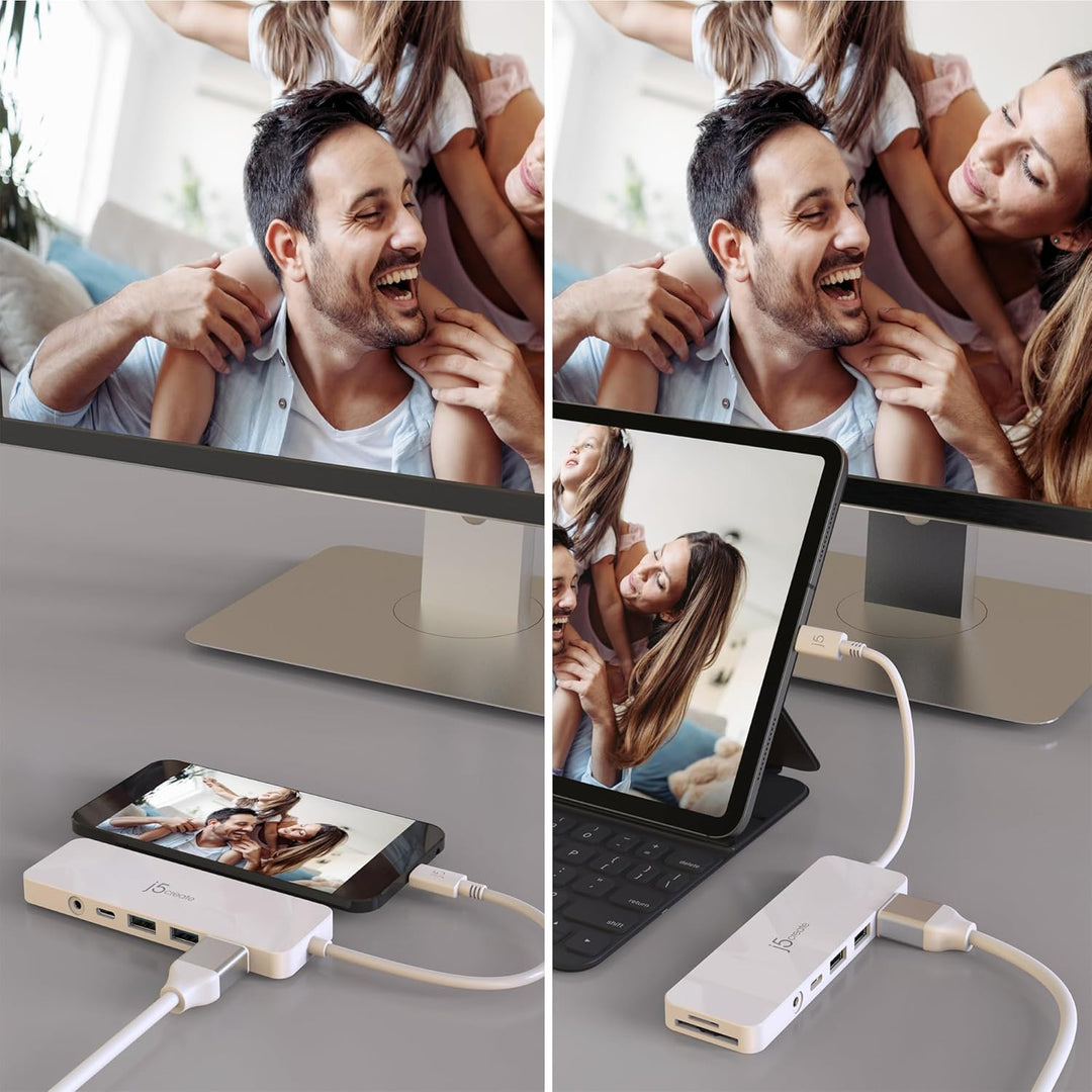 j5create JCD373-N Multi Adaptateur USB-C Léger