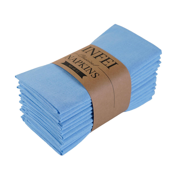 weich Polyester -Leinen gemischt Abendessen Cloth Servietten, 12 Stück (40 x 40 cm), für Veranstaltu