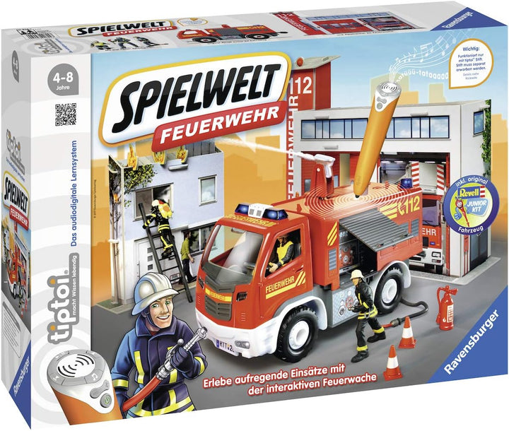 Ravensburger tiptoi Spielewelt Feuerwehr - 00824 / Erlebe spielerisch den Alltag der Feuerwehr Spiel