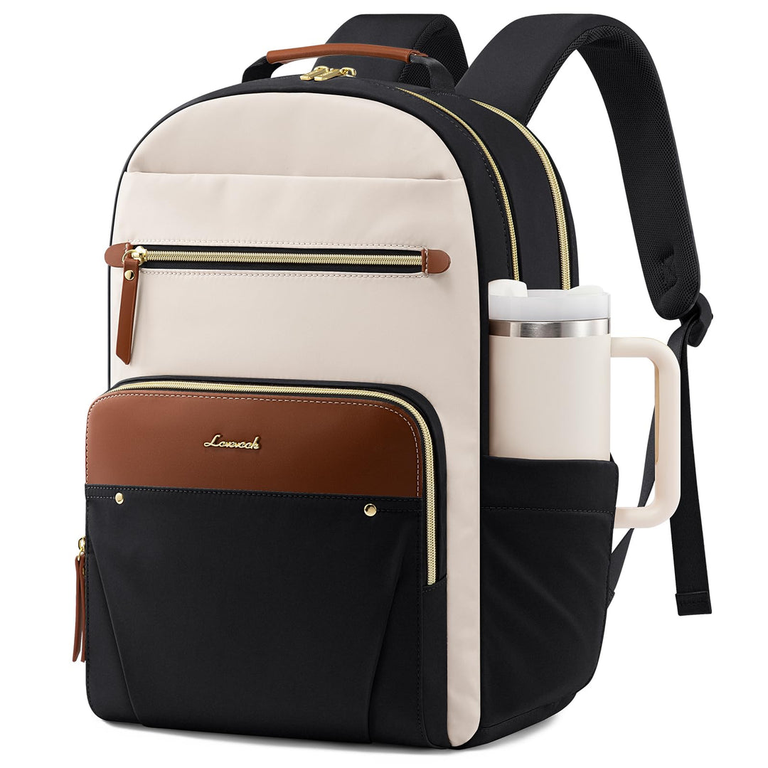 LOVEVOOK Rucksack Damen, Wasserdicht 15,6 Zoll Laptop Rucksäcke Arbeitsrucksack Schulrucksack Teenag