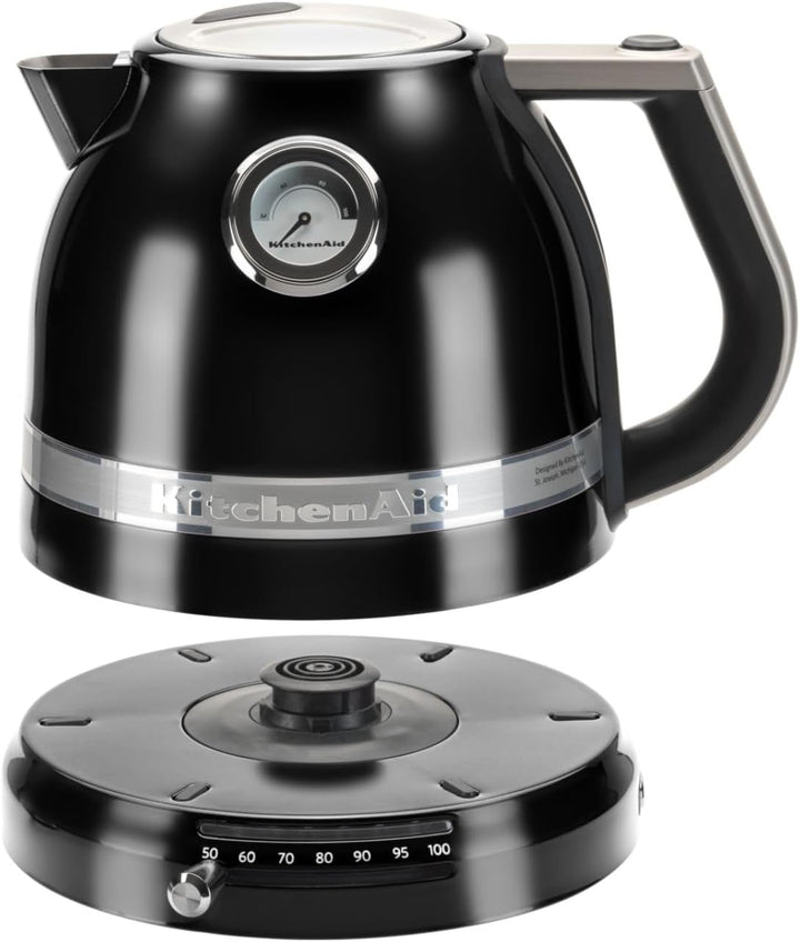 Kitchenaid 5KEK1522EOB Artisan-Wasserkocher, schwarz 1.5 Liter Onyx Black, 1.5 Liter Onyx Black