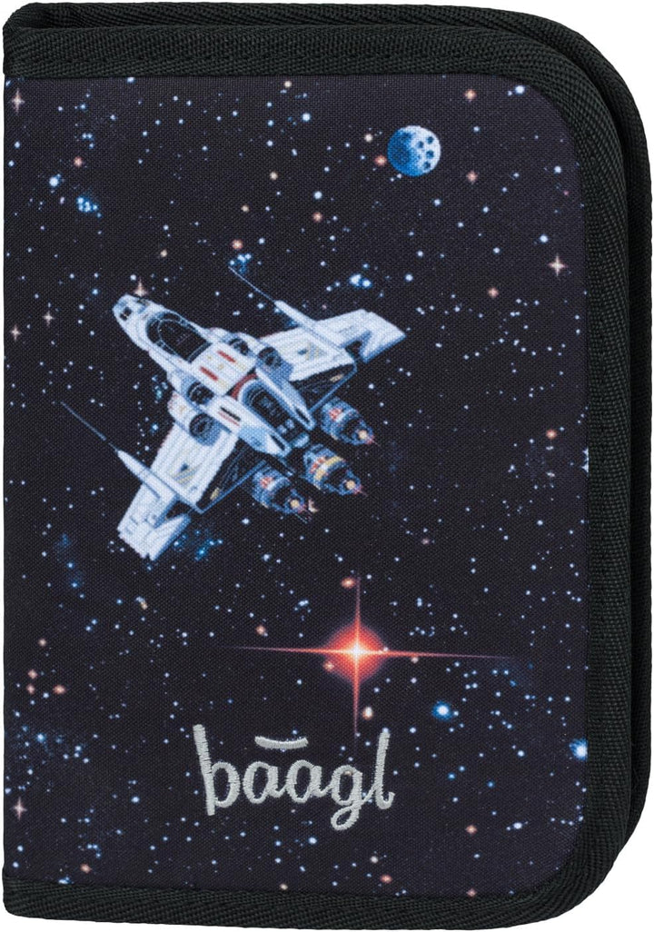 Baagl Schulranzen Jungen Set 3 Teilig (Zippy Schultasche für 1. Klasse, Mäppchen, Turnbeutel), Grund