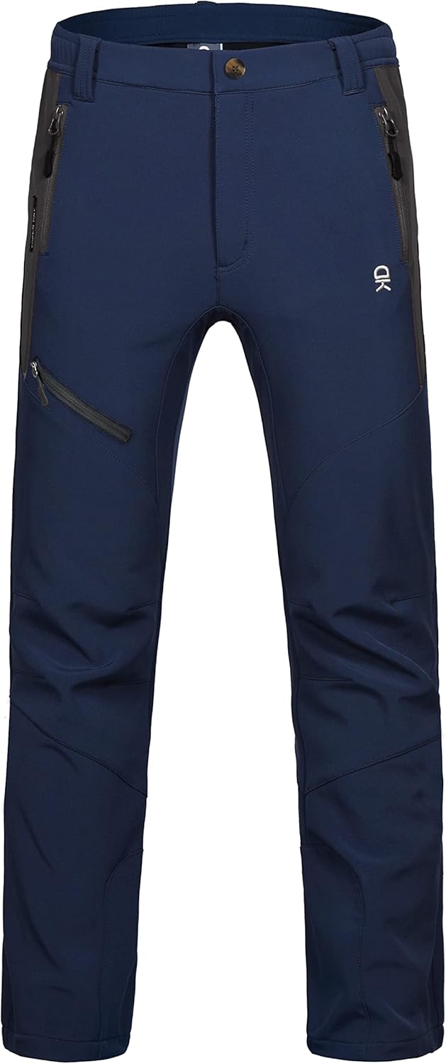 Little Donkey Andy Herren Winter Wanderhose Skihose Trekkinghose Snowboardhose, Softshell-Hose, Flee