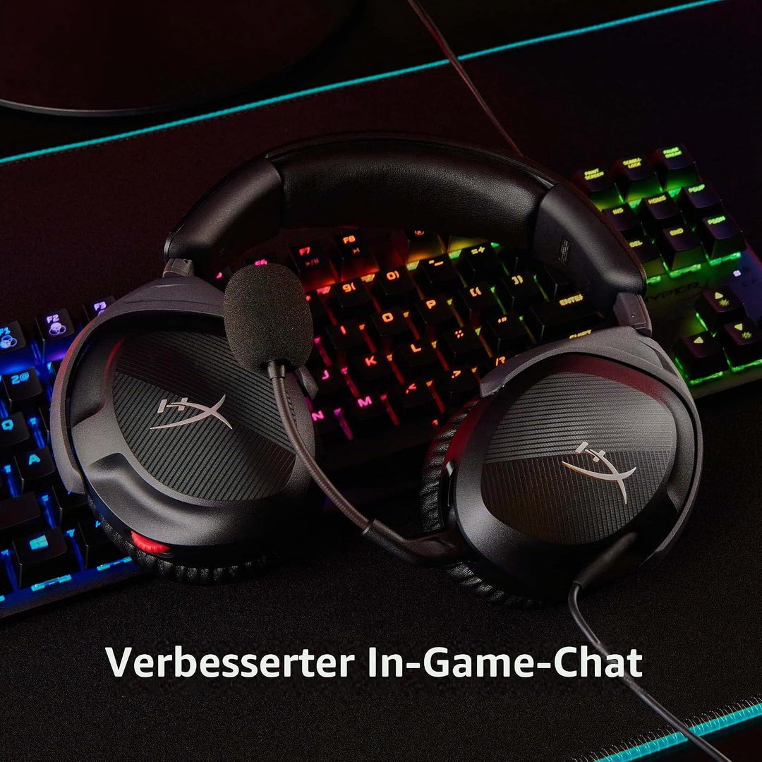 HyperX Cloud Stinger 2 – Grösse neu definiert, Leichtes Over-Ear-Headset mit Mikrofon, Stummschaltun