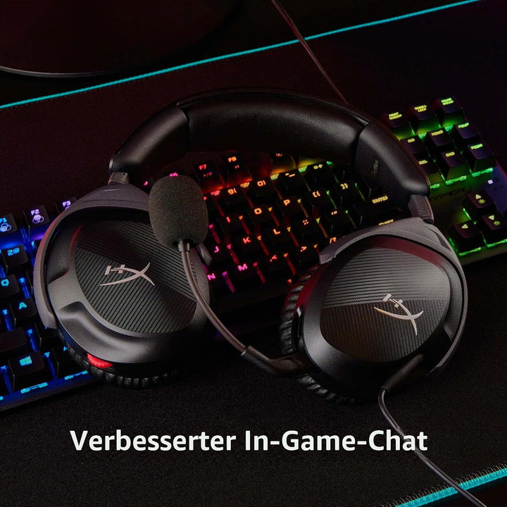 HyperX Cloud Stinger 2 – Grösse neu definiert, Leichtes Over-Ear-Headset mit Mikrofon, Stummschaltun