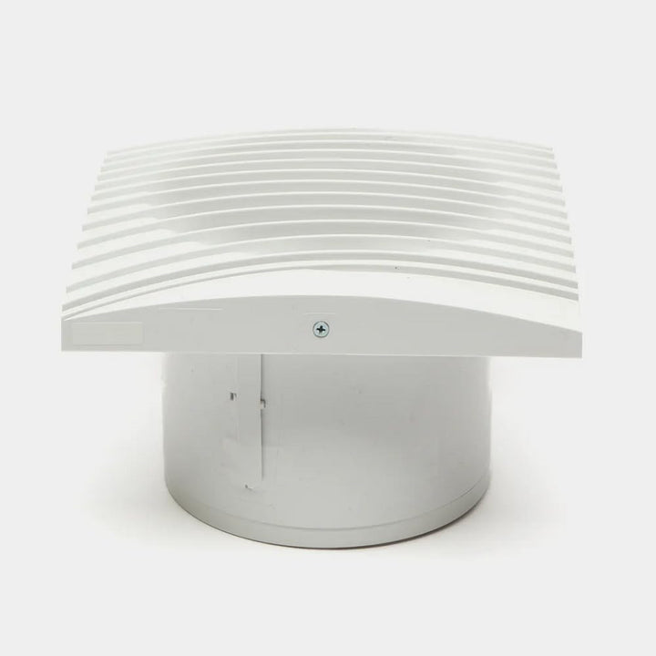 Vlano ONDA 100 TH Badlüfter mit Feuchtigkeitsensor, Nachlauf und Lichtsensor, Lüftungsmodus, Rücksch