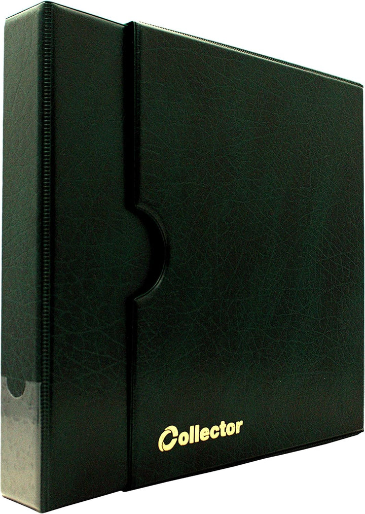 COLLECTOR Banknotenalbum mit Schutzkassette Etui für Verschiedene Banknoten-Grössen - mit Seiten und