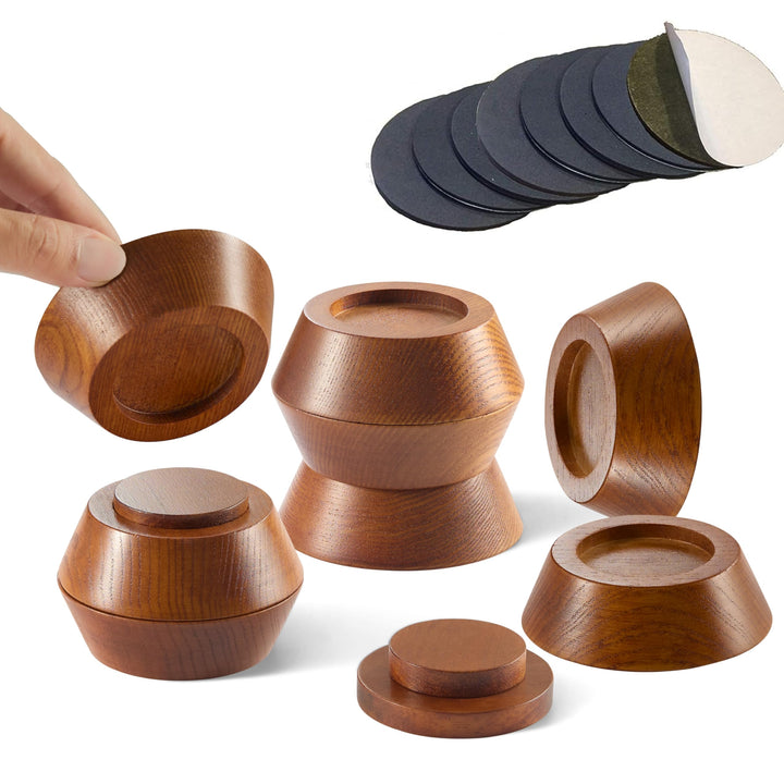 Betterhöhungen, Möbelerhöhungen (8 Stück, Höhe 2,5 cm), kann auf 5,1 cm, 7,6 cm oder 10,2 cm eingest