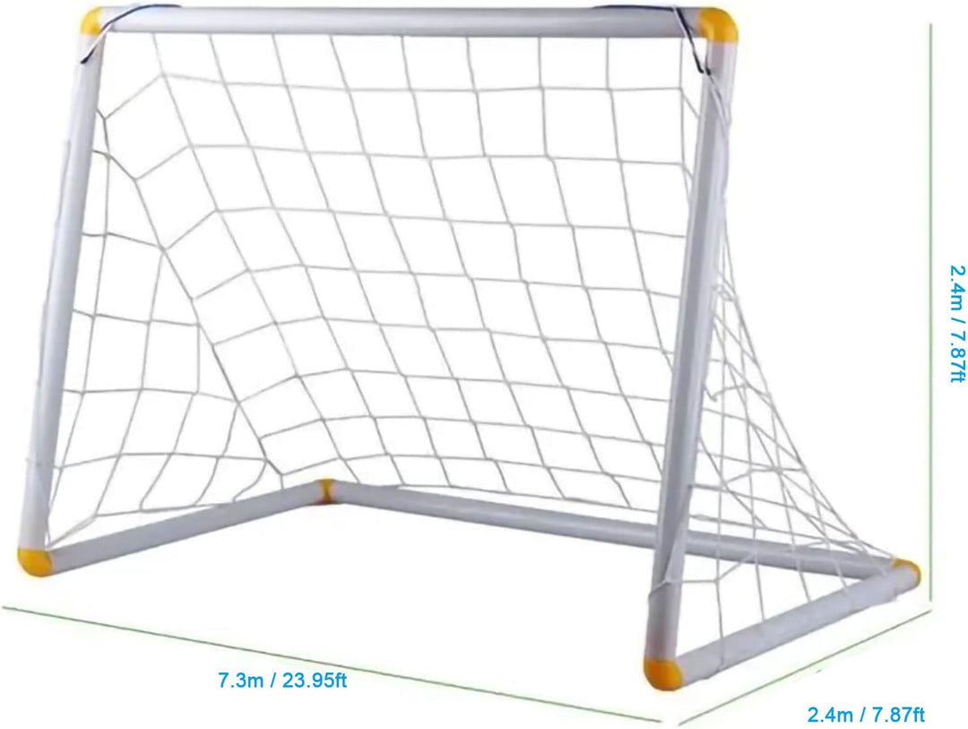 Fussballtor Netz, Polypropylen Fussballnetz Fussball Tornetz Ersatznetz Wetterfeste Torpfosten Netz