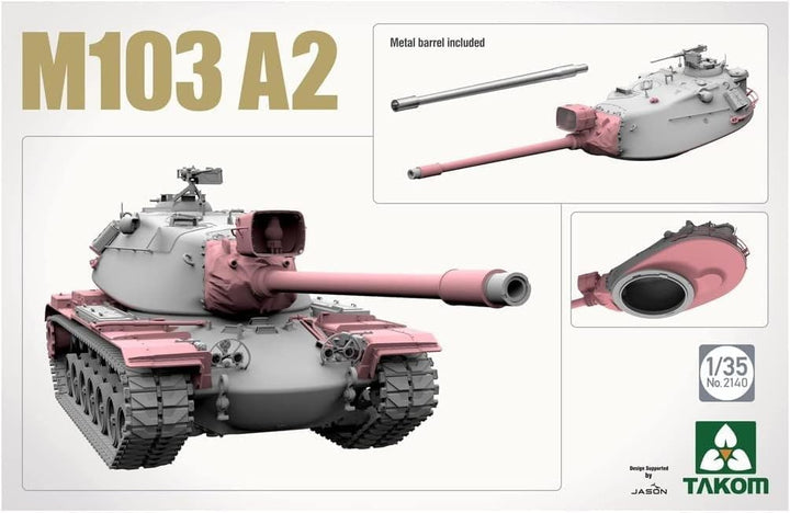 TAKOM 2140 U.S. amerikanischen M103 A2 Massstab 1:35 Modellbau
