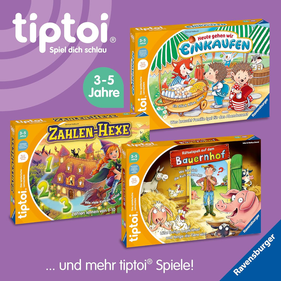 Ravensburger tiptoi Spiel 00119 - Heute gehen wir Einkaufen - Lernspiel für Kinder ab 3 Jahren Neues