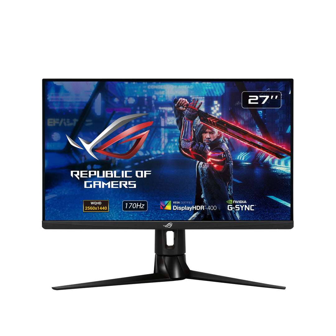 ASUS ROG Strix XG27AQ - 27 Zoll WQHD Gaming Monitor - 170 Hz, 1ms GtG, G-Sync kompatibel, DisplayHDR
