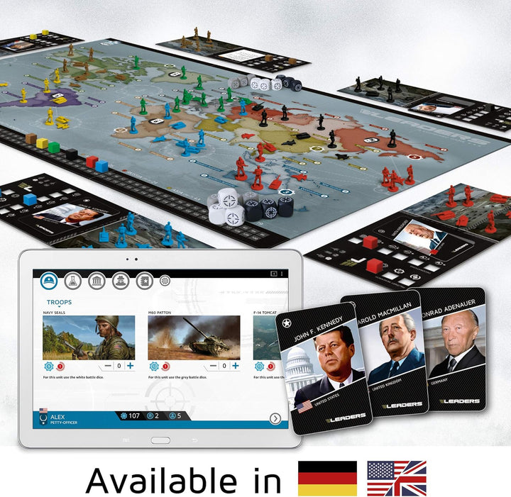 Rudy Games - LEADERS - Das Strategiespiel mit App, Brettspiel für die ganze Familie, spannendes Gese