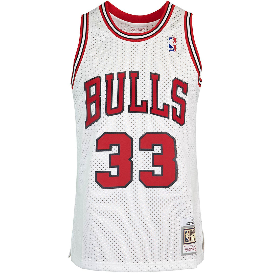 Mitchell & Ness Swingman Scottie Pippen Chicago Bulls 97/98 Trikot Jersey M Weiss, M Weiss