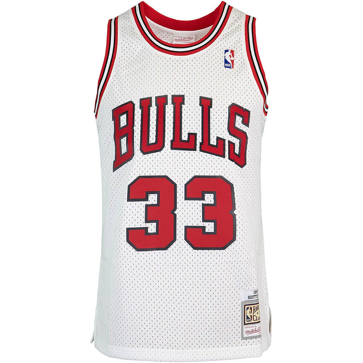 Mitchell & Ness Swingman Scottie Pippen Chicago Bulls 97/98 Trikot Jersey M Weiss, M Weiss
