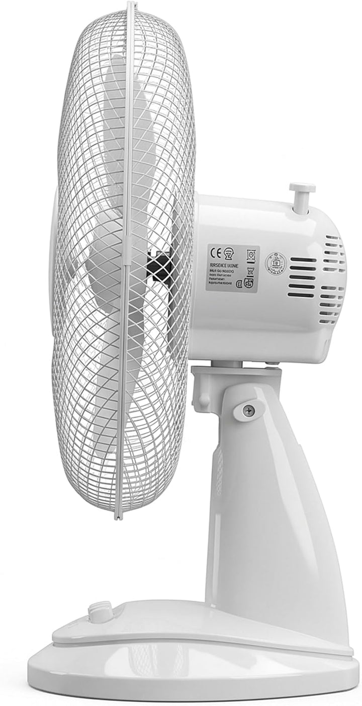 Tischventilator 30 cm mit EnergySilence 3 Geschwindigkeitsmodi 90° Oszillation 40° Neigung hochwerti
