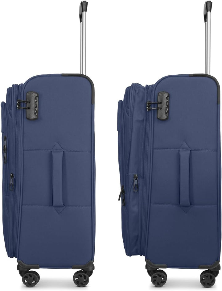 Franky Check-in Koffer für Damen und Herren | mittelgrosser Trolley 42 x 29 x 69 cm aus hochwertigem