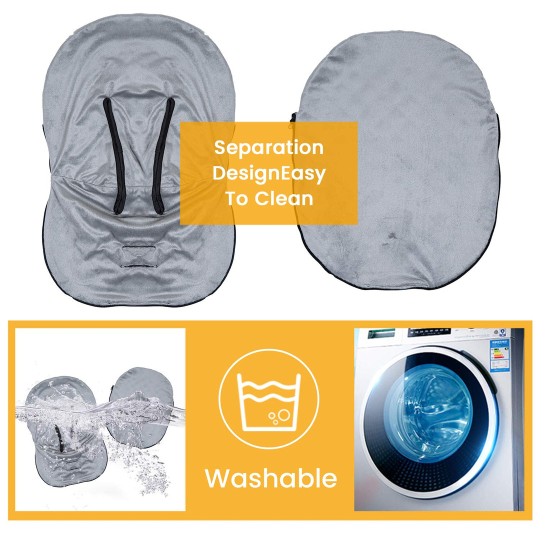 Orzbow Winter Baby Fusssack für Babyschale,Frühjahr Universal Einschlagdecke für Autositz & Maxi-Cos