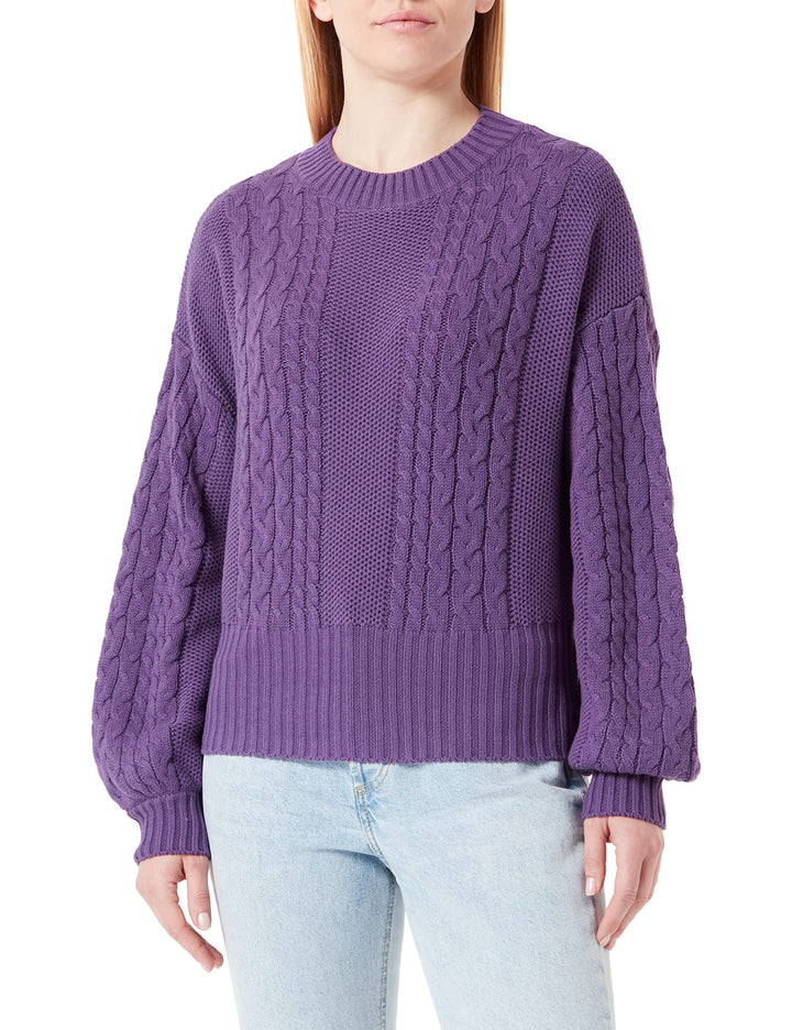 ICHI Damen Pullover, 193622/Loganberry